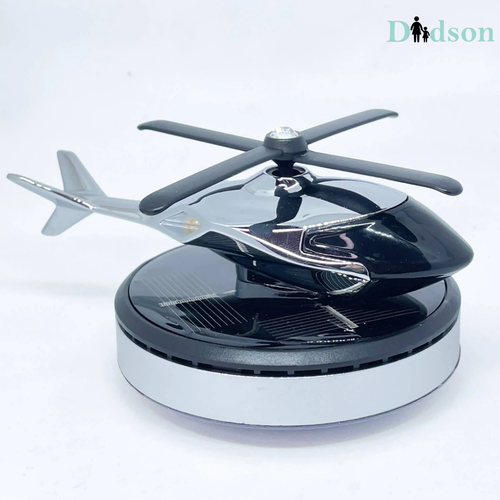 Helicopter Alloy Solar Car Air Perfume - Freshener for Car Interior