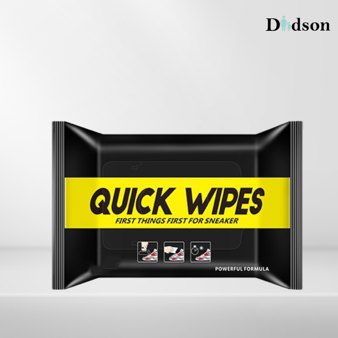 QUICK WIPES ( Natural Sneaker & Shoe Cleaner Wipes )