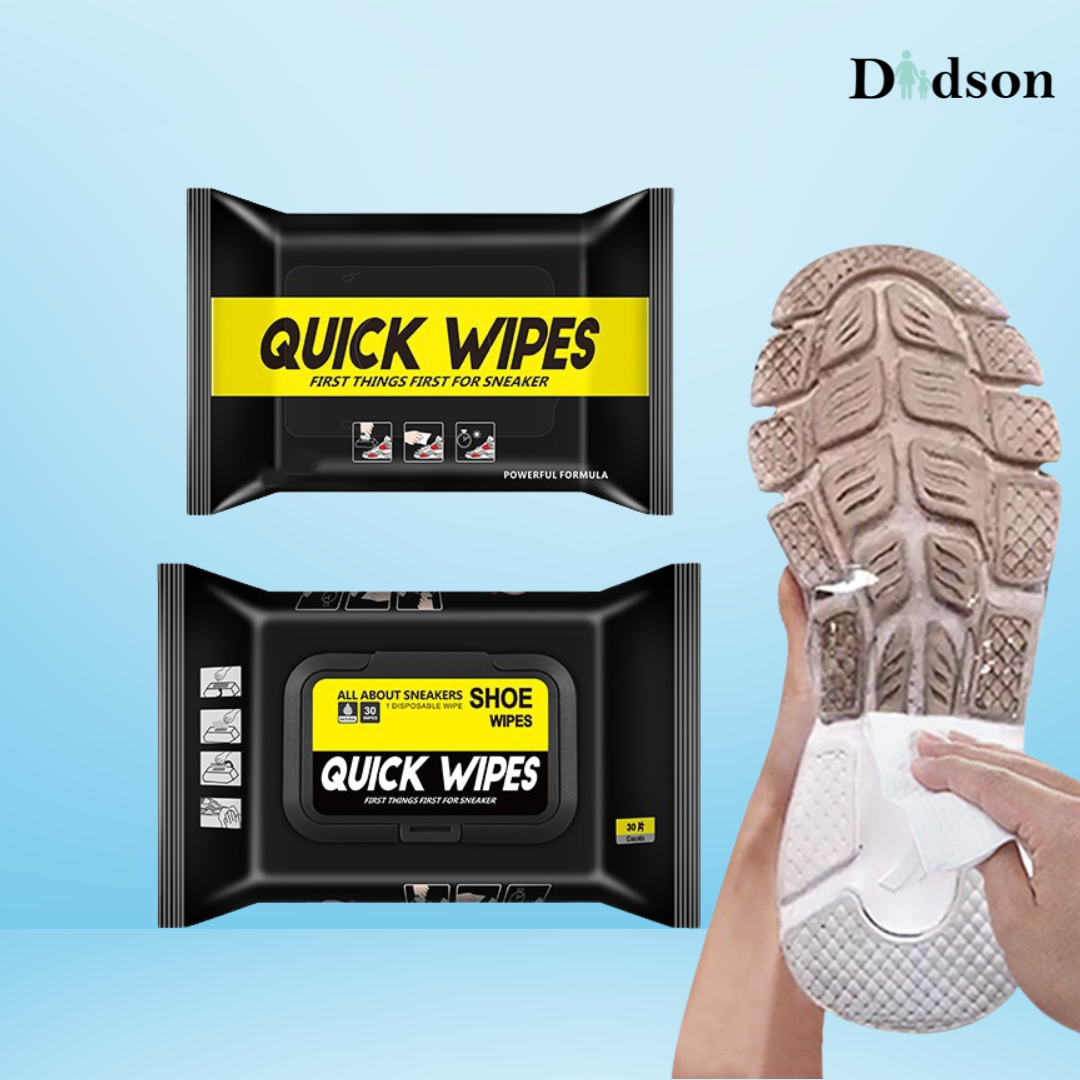 QUICK WIPES ( Natural Sneaker & Shoe Cleaner Wipes )