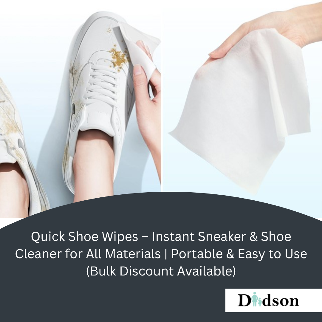 QUICK WIPES ( Natural Sneaker & Shoe Cleaner Wipes )