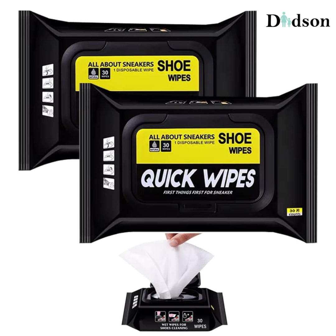 QUICK WIPES ( Natural Sneaker & Shoe Cleaner Wipes )