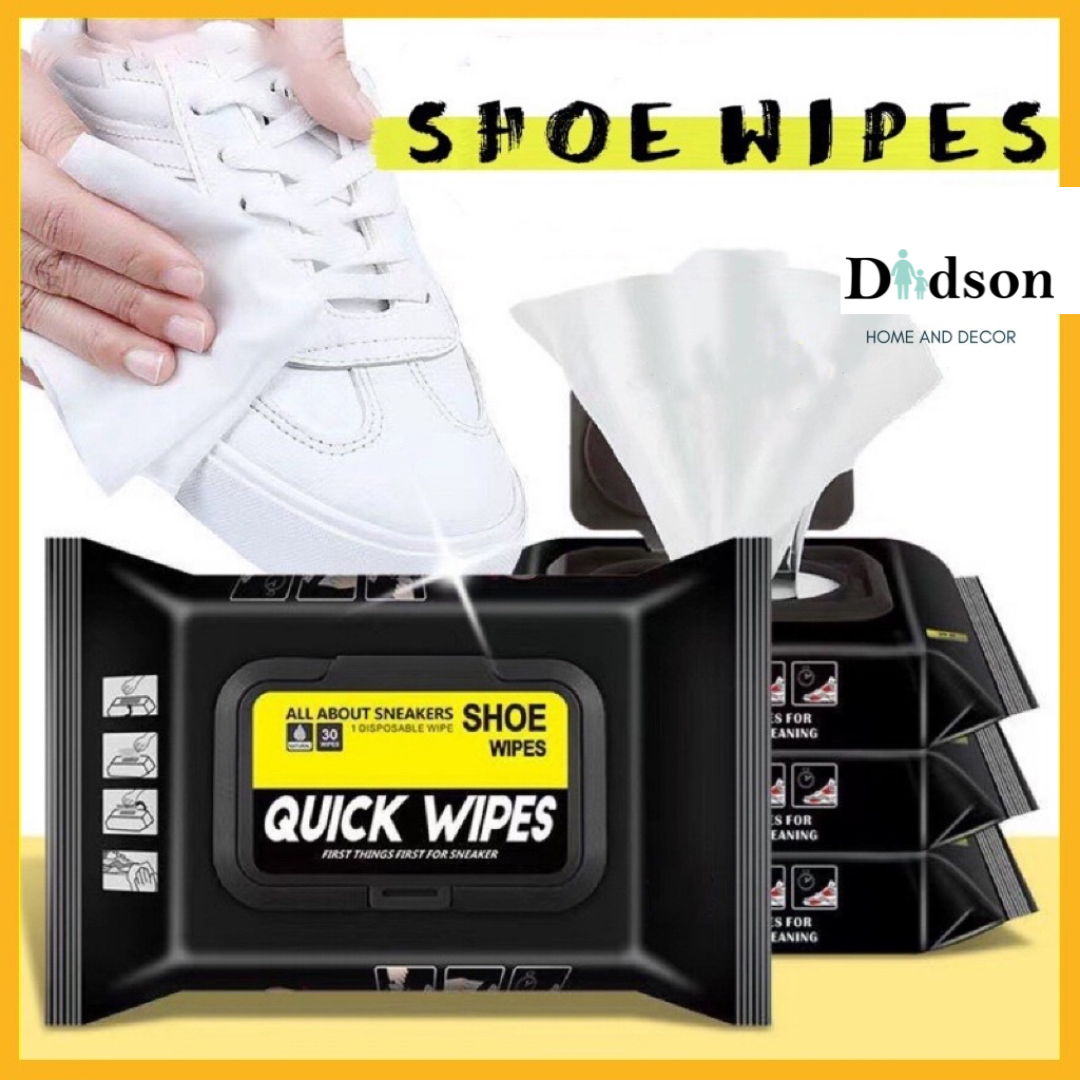 QUICK WIPES ( Natural Sneaker & Shoe Cleaner Wipes )