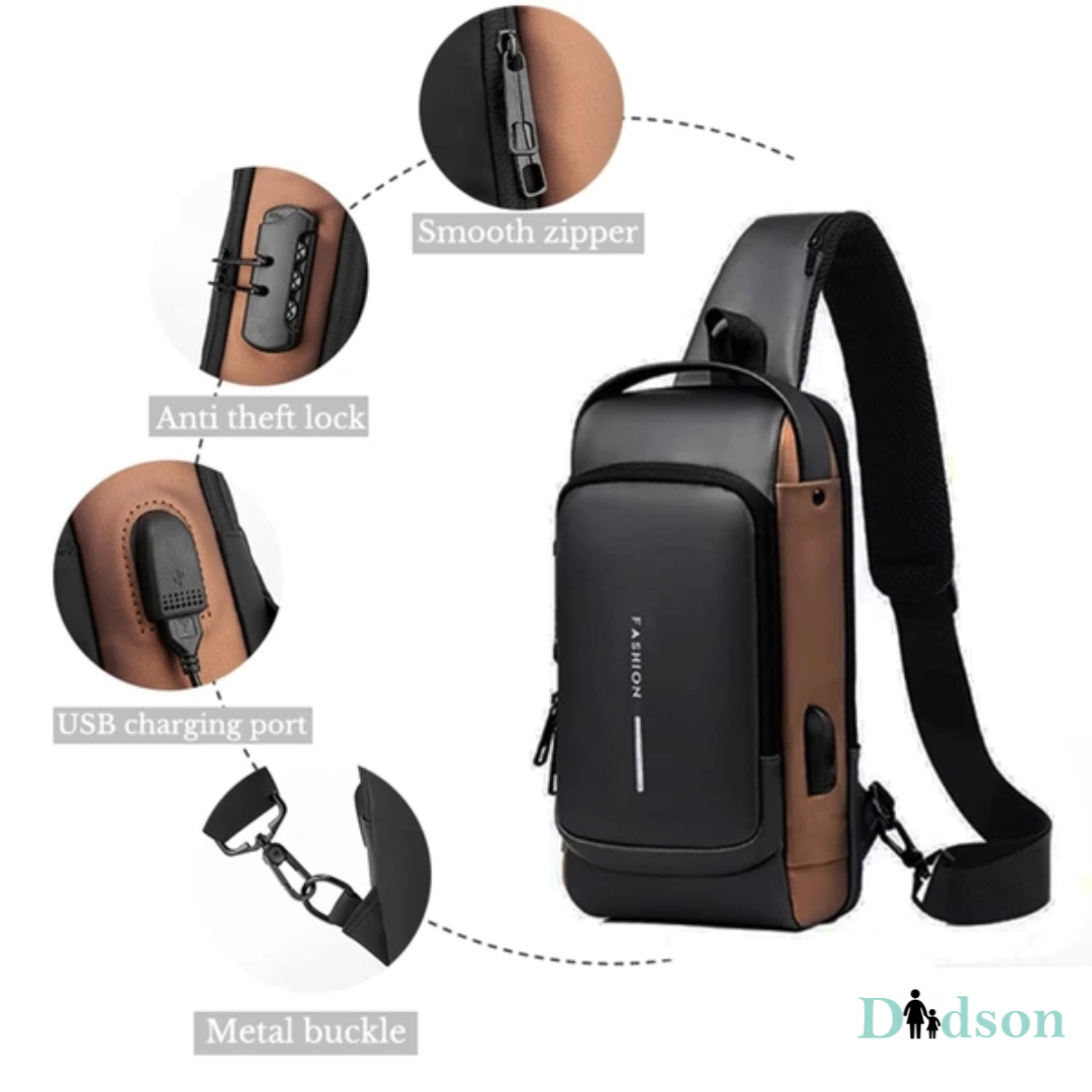 Bag with USB Charging Port