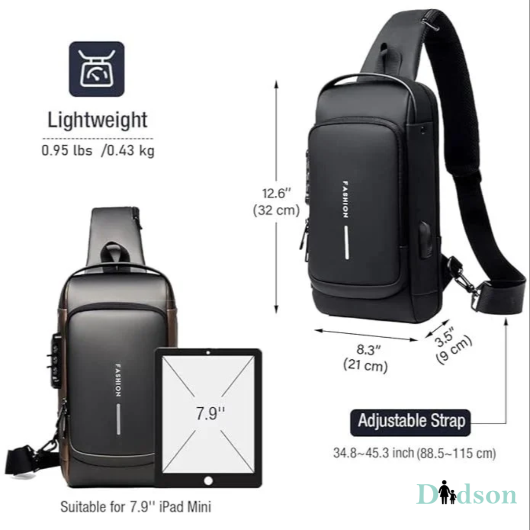 Bag with USB Charging Port