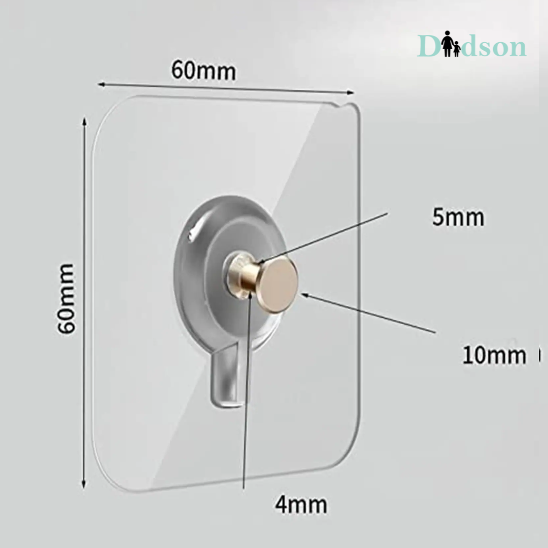 Self-Adhesive Wall Hook – Stainless Steel Multipurpose Hook (No Drilling Required)We offer 100% guarantee. If you want true quality, choose us