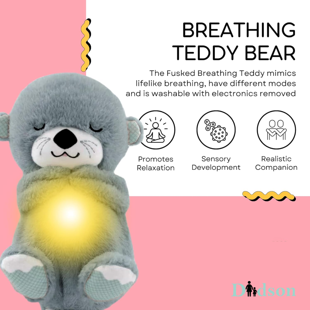 Breathing Plush Teddy with Music – Soft Sleep Aid for Babies & Kids