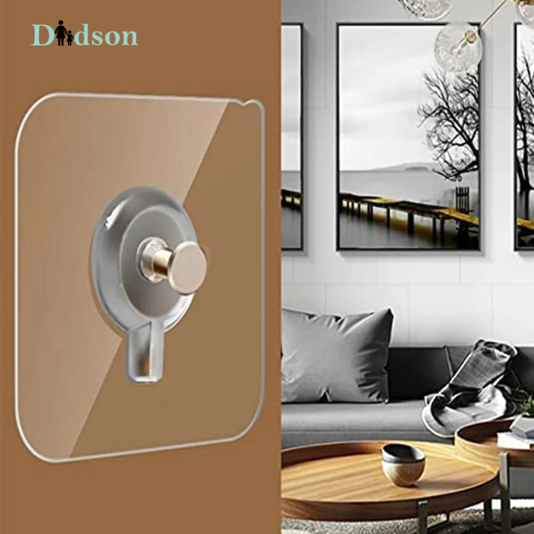 Self-Adhesive Wall Hook – Stainless Steel Multipurpose Hook (No Drilling Required)We offer 100% guarantee. If you want true quality, choose us