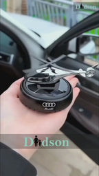 Helicopter Alloy Solar Car Air Perfume - Freshener for Car Interior