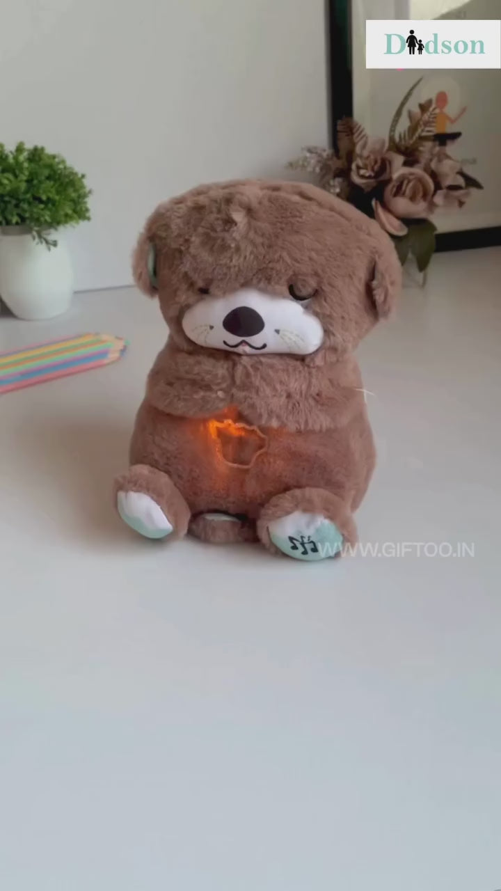 Breathing Plush Teddy with Music – Soft Sleep Aid for Babies & Kids